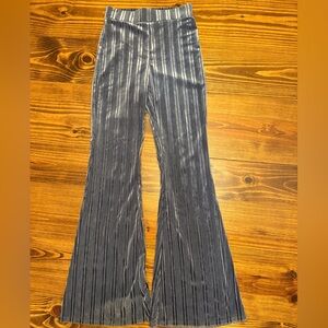Forever 21 Velvet Striped Pants
